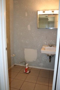 bathroom before